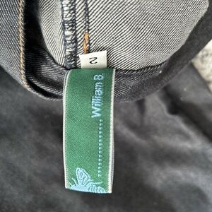 William B. Black and Brown Stiching,  Women's Flare Jeans